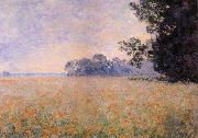 Claude Monet Oat and Poppy Field